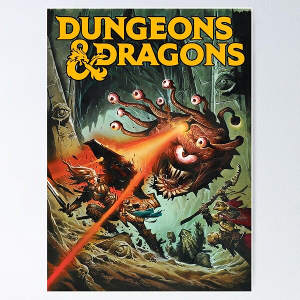 Item preview, Classic Dungeons & Dragons Design (yellow text) designed and sold by Kevin Chaves.