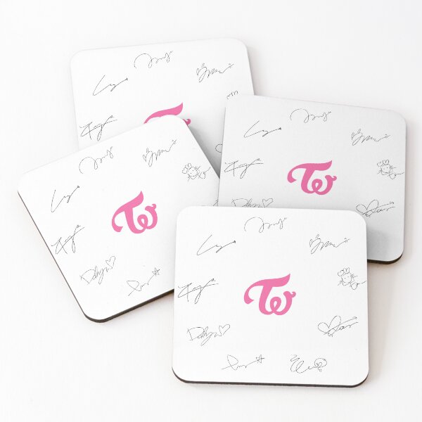 Item preview, Twice autographs with logo designed and sold by SappyYellowCR.