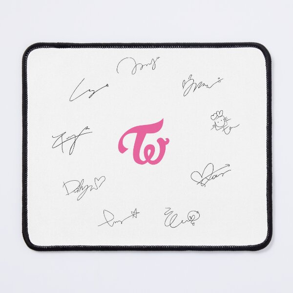 Item preview, Twice autographs with logo designed and sold by SappyYellowCR.