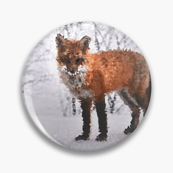 Item preview, Fox Low Polygon Digital Art Low Poly Art designed and sold by SpiroJo.