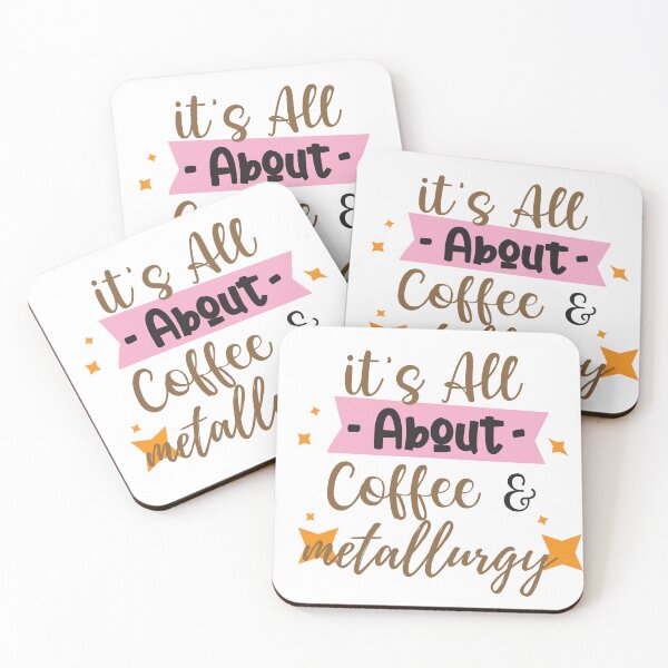 Item preview, coffee lovers metallurgy engineers cool funny design designed and sold by The Blueprint Archive.