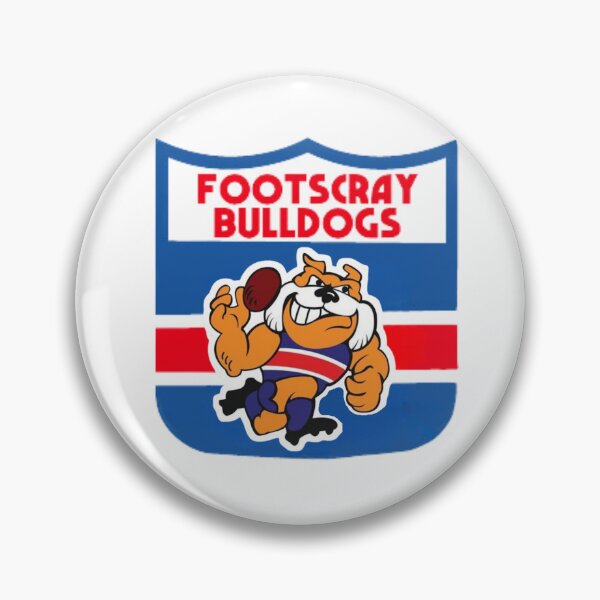 Item preview, Footscray Bulldogs Retro Logo designed and sold by StickerSold.