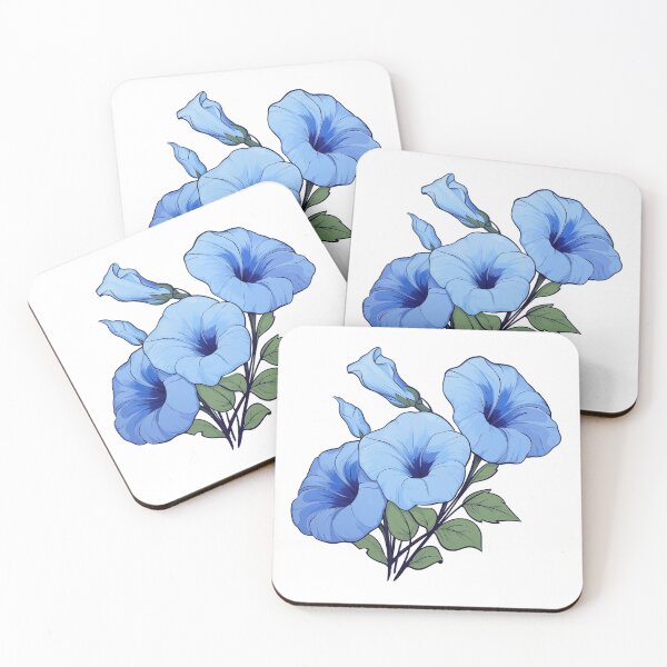 Item preview, Sapphire Morning Glories for September Birth Month designed and sold by AutumnAnnes.