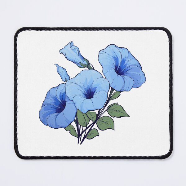 Item preview, Sapphire Morning Glories for September Birth Month designed and sold by AutumnAnnes.