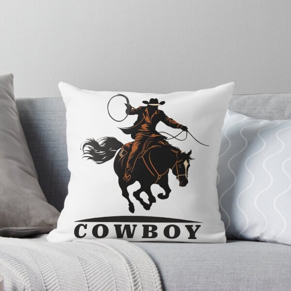 Item preview,  Rodeo poster, with silhouette of cowboy riding a horse, Pferdeliebe, designed and sold by Mahilis.