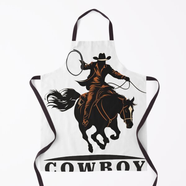 Item preview, Rodeo poster, with silhouette of cowboy riding a horse, Pferdeliebe, designed and sold by Mahilis.