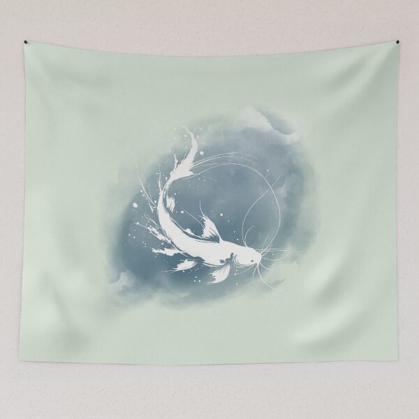 Item preview, Channel Catfish Silhouette  - Minimalism Watercolor  designed and sold by HausKatz.