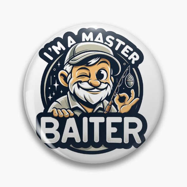 Artikelvorschau, Zwinkernder Fischer: Master Baiter Pun Design entworfen und verkauft von LegendaryOddity.