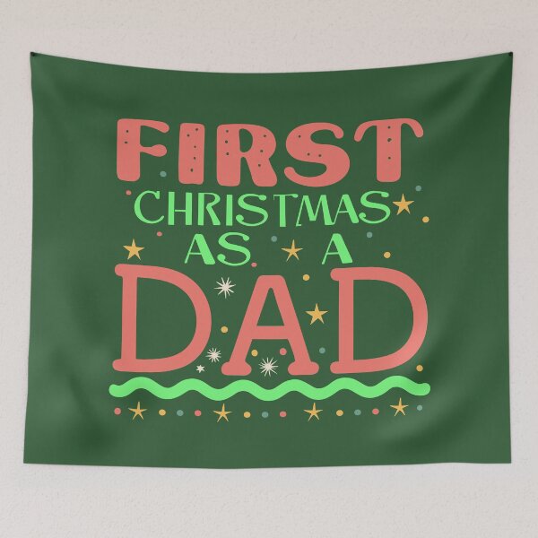 Item preview, First Christmas as a dad designed and sold by tinytwist.