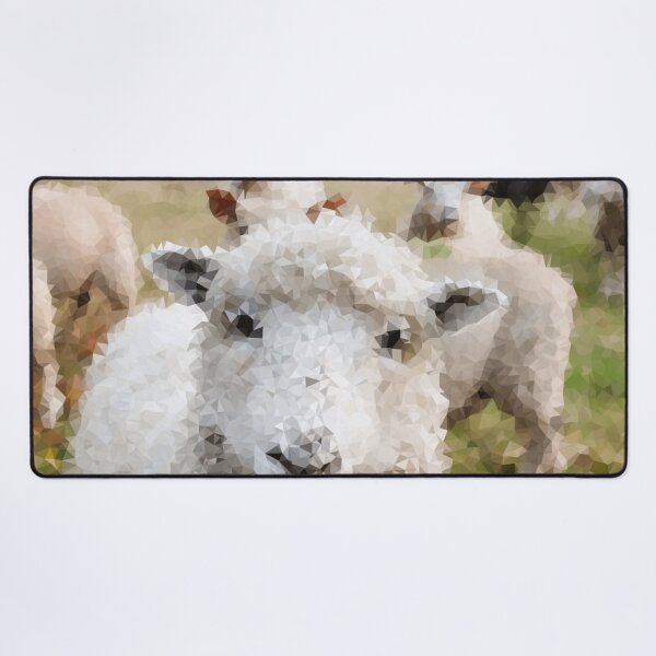 Item preview, Sheep Low Polygon Digital Art Low Poly Art designed and sold by SpiroJo.