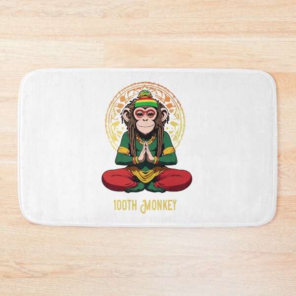 Item preview, Reggae Zen Monkey: 100th Monkey Edition designed and sold by reggaeartgifts.