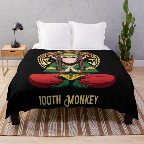 Item preview, Reggae Zen Monkey: 100th Monkey Edition designed and sold by reggaeartgifts.