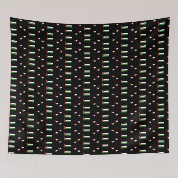 Item preview, Palestine flags hearts and original designed and sold by PeacePlanet.