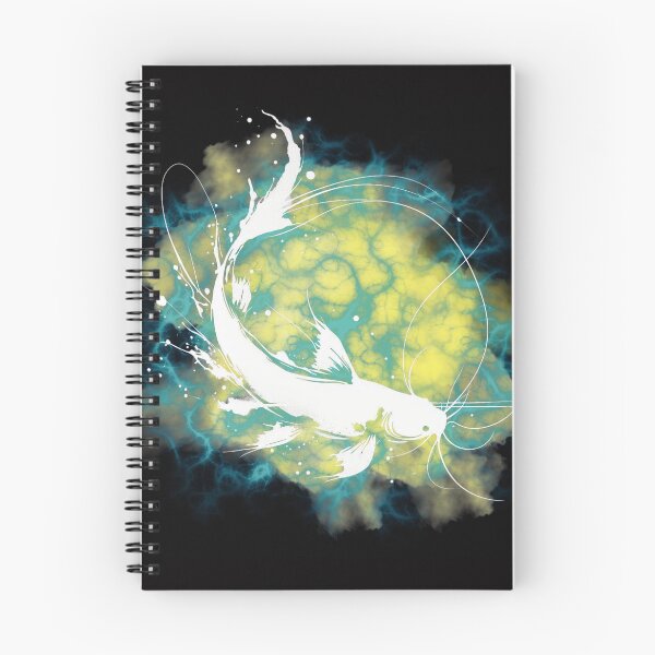Item preview, Catfish Watercolor Art - Alcohol Ink River designed and sold by HausKatz.