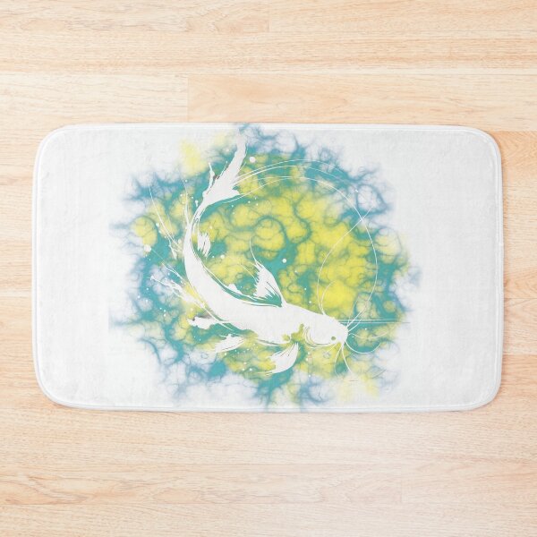 Item preview, Catfish Watercolor Art - Alcohol Ink River designed and sold by HausKatz.