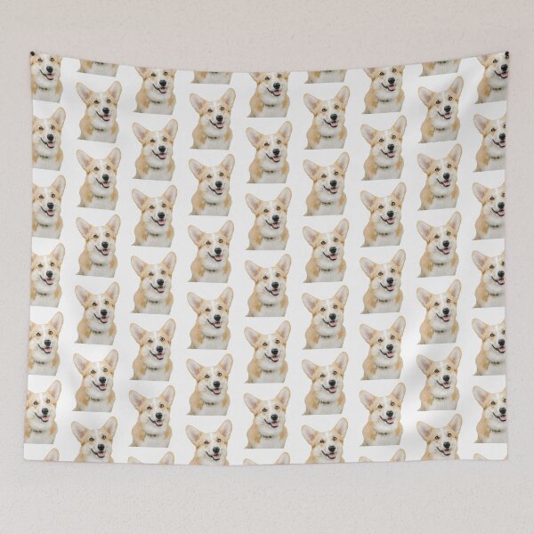Item preview, Cute Smiling Pembroke Welsh Corgi designed and sold by TheAnimalZ00.