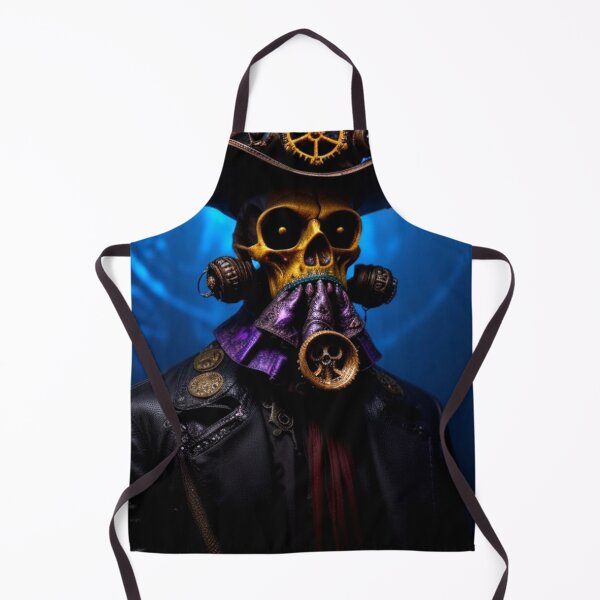 Item preview, Dark Trippy Steampunk Skull Art designed and sold by TheDarkWardrobe.