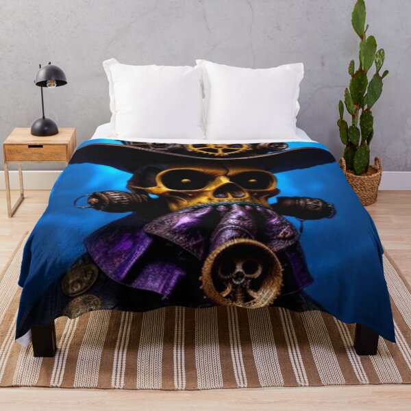 Item preview, Dark Trippy Steampunk Skull Art designed and sold by TheDarkWardrobe.