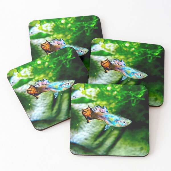 Item preview, Holographic guppie swimming free designed and sold by Gabriellecragg.