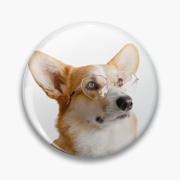 Item preview, Pembroke Welsh Corgi Wearing Glasses designed and sold by TheAnimalZ00.