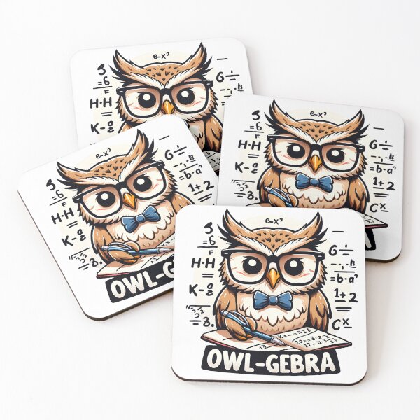 Item preview, Owl-gebra – The Wise Math Owl designed and sold by YoBoiRedgie.