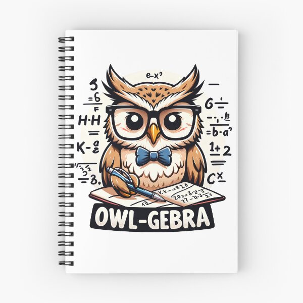 Item preview, Owl-gebra – The Wise Math Owl designed and sold by YoBoiRedgie.