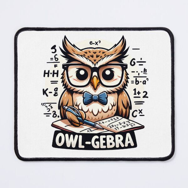 Item preview, Owl-gebra – The Wise Math Owl designed and sold by YoBoiRedgie.