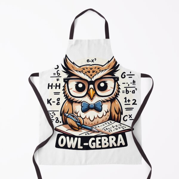 Item preview, Owl-gebra – The Wise Math Owl designed and sold by YoBoiRedgie.