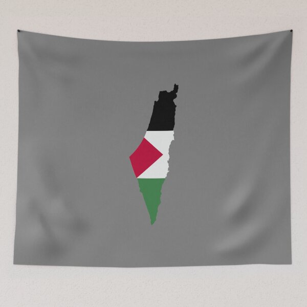 Item preview, Palestine outline flag - love and peace  designed and sold by PeacePlanet.
