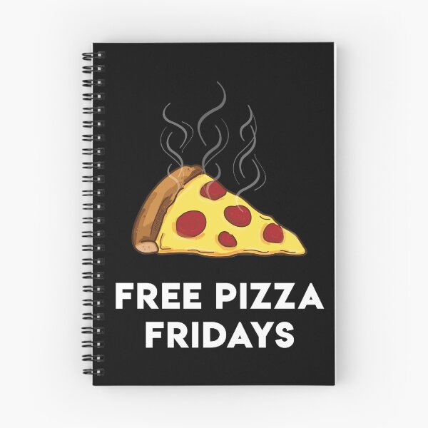 Item preview, Free Pizza Fridays (White Text) designed and sold by Forever Young Adult.