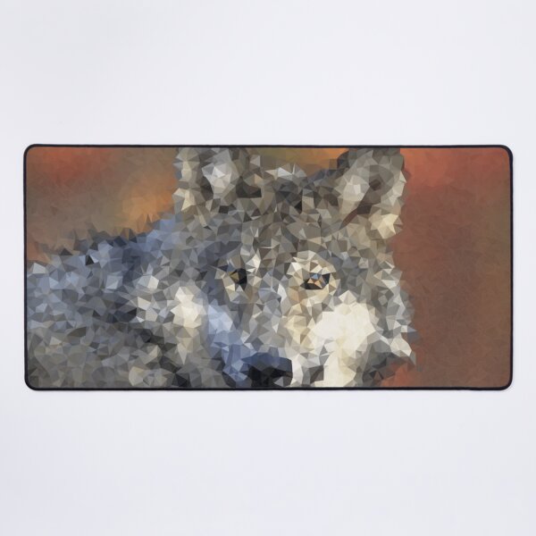 Item preview, Wolf Low Polygon Digital Art Low Poly Art designed and sold by SpiroJo.