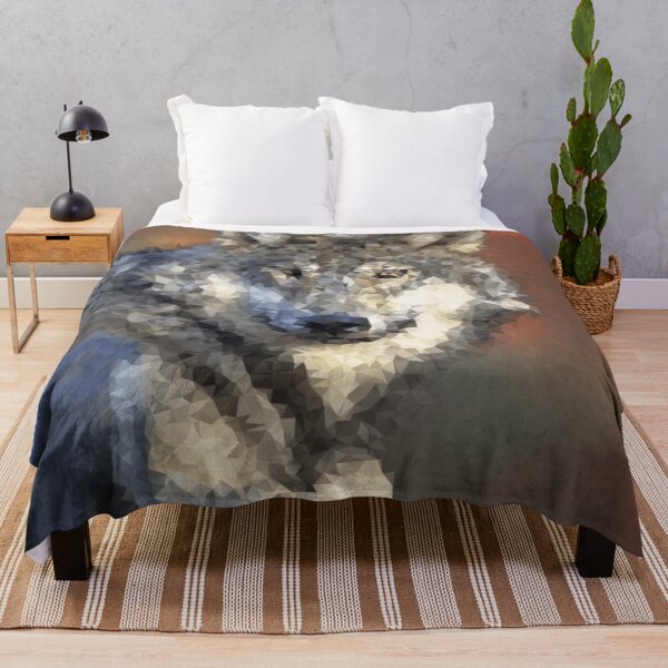 Item preview, Wolf Low Polygon Digital Art Low Poly Art designed and sold by SpiroJo.