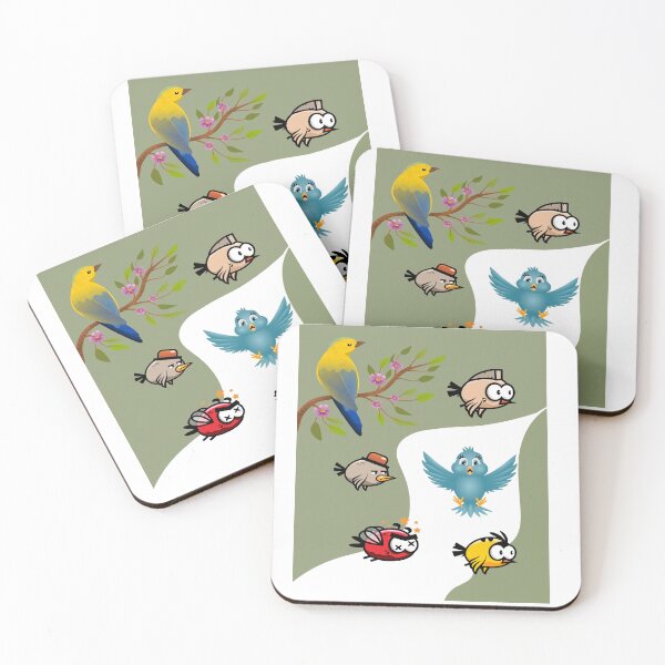 Item preview, Lovely Cute Feathered Birds designed and sold by amazouz1.