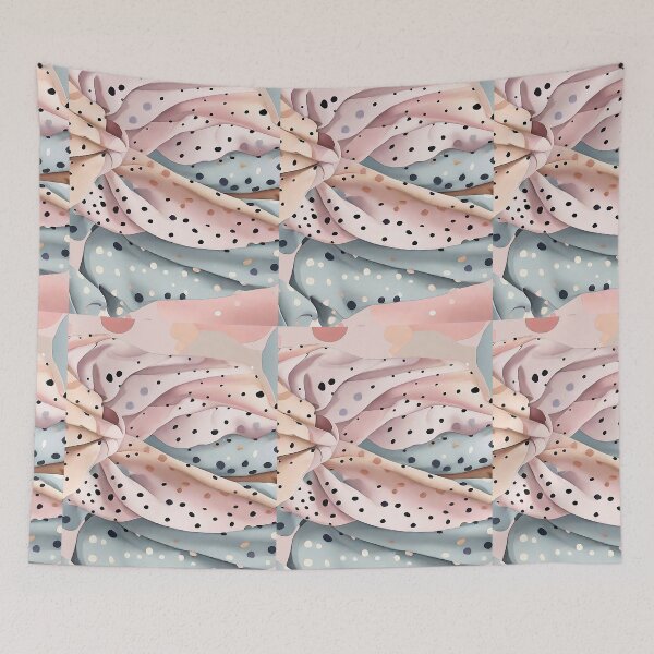 Item preview, large spots in pink tones for cute woman spring fashion designed and sold by Carlos Gudino.