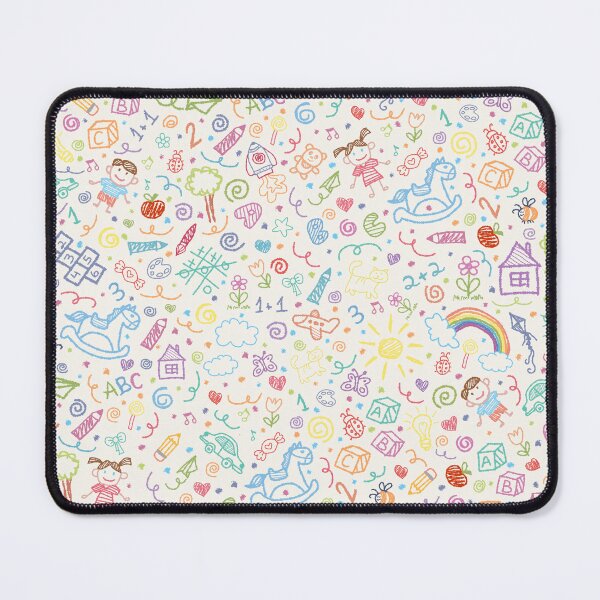 Item preview, Kindergarten Colorful Pattern, Cute Crayon Drawings designed and sold by Criativa Club.