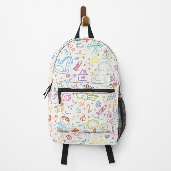 Item preview, Kindergarten Colorful Pattern, Cute Crayon Drawings designed and sold by Criativa Club.