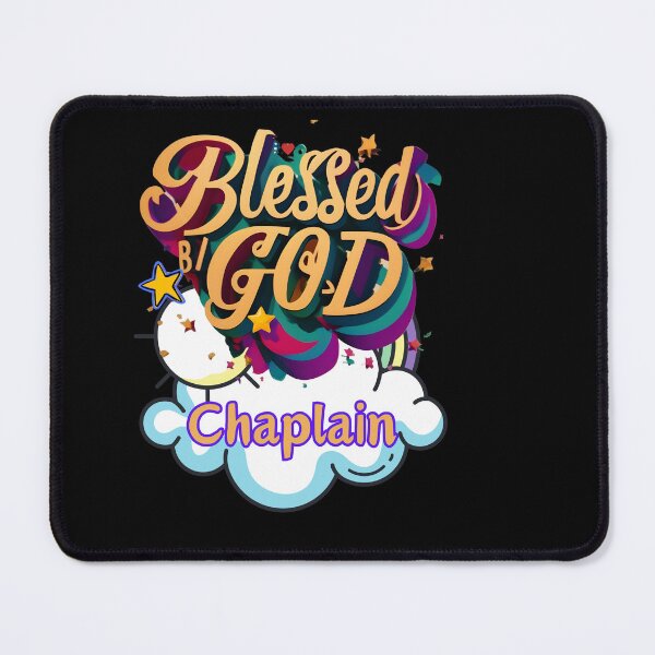 Item preview, BLESSED BY GOD CHAPLAIN designed and sold by carlos crane.