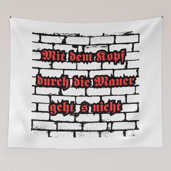Item preview, You can't go through the wall with your head designed and sold by Visual Arts Sławomir Grzanek.