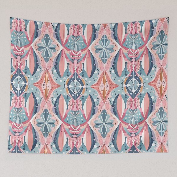 Item preview, Spots and beautiful flowers in pink tones woman fashion style designed and sold by Carlos Gudino.