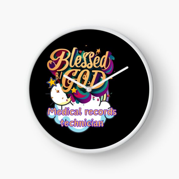 Item preview, BLESSED BY GOD MEDICAL RECORDS TECHNICIAN designed and sold by carlos crane.