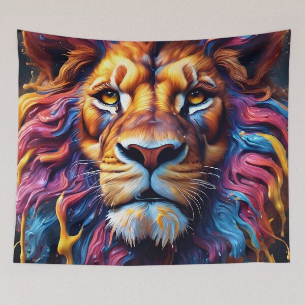 Item preview, Majestic African Lion Paint Splash designed and sold by TheArtOfPat.