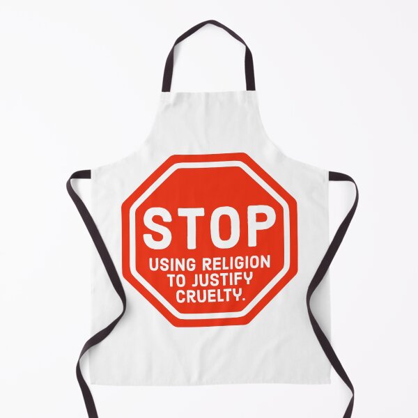 Item preview, Stop using religion to justify cruelty  designed and sold by Rachel the Artist .