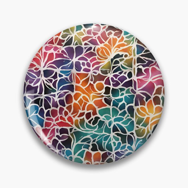 Item preview, Colorful versatile flowery pattern designed and sold by AnyInk.