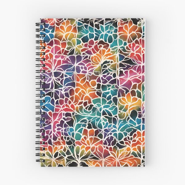 Item preview, Colorful versatile flowery pattern designed and sold by AnyInk.