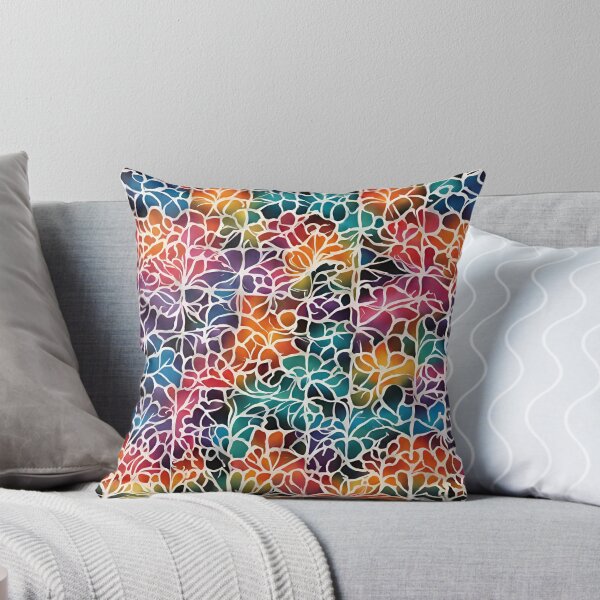 Item preview, Colorful versatile flowery pattern designed and sold by AnyInk.