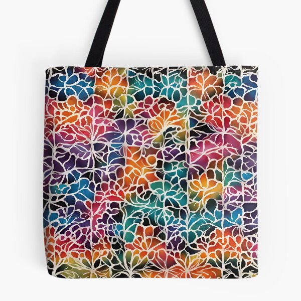 Item preview, Colorful versatile flowery pattern designed and sold by AnyInk.