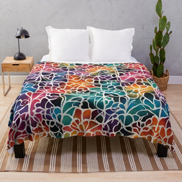 Item preview, Colorful versatile flowery pattern designed and sold by AnyInk.