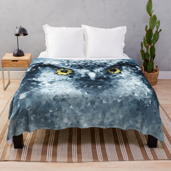 Item preview, Owl Low Polygon Digital Art Low Poly Art designed and sold by SpiroJo.