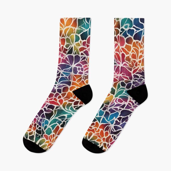 Item preview, Colorful versatile flowery pattern designed and sold by AnyInk.