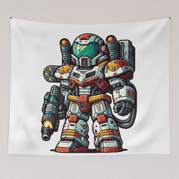 Item preview, Galactic Mech Warrior Ready for Battle designed and sold by psychcyberpunk.